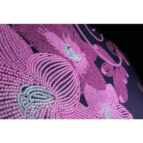 Embroidery Bead Kit Miniart Crafts 55034 Lily Flowers DIY Floral Handmade Decor - Picture 5 of 7